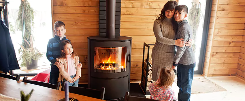 Morso Cast Iron Fireplace Insert Installation in Sanger, California