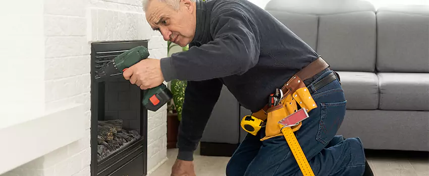 New Indoor Fireplace Installation in Sanger, California